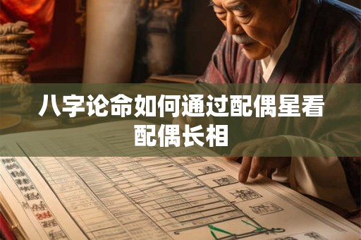 八字论命如何通过配偶星看配偶长相