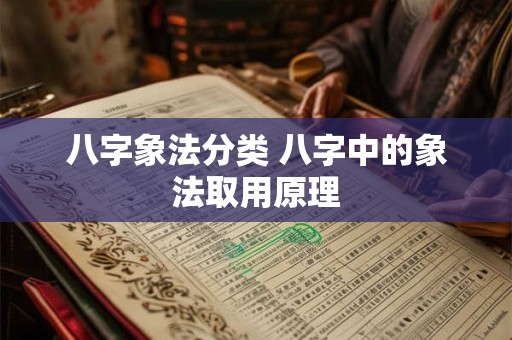 八字象法分类 八字中的象法取用原理