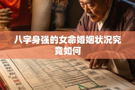 八字身强的女命婚姻状况究竟如何