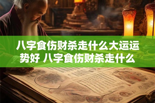 八字食伤财杀走什么大运运势好 八字食伤财杀走什么大运运势好一点