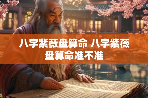 八字紫薇盘算命 八字紫薇盘算命准不准