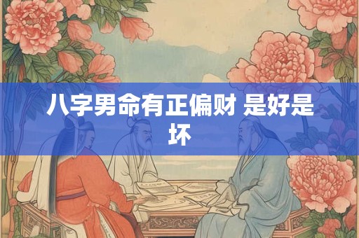 八字男命有正偏财 是好是坏
