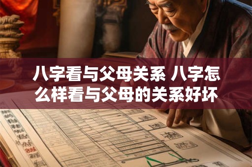 八字看与父母关系 八字怎么样看与父母的关系好坏