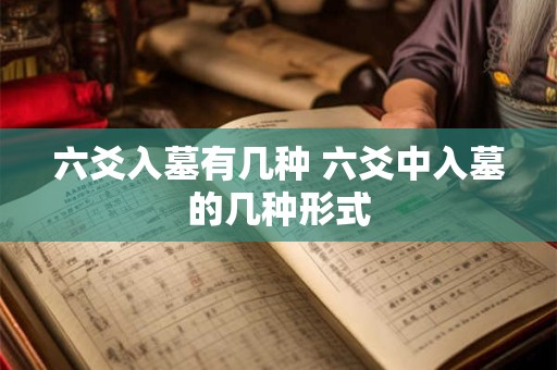 六爻入墓有几种 六爻中入墓的几种形式
