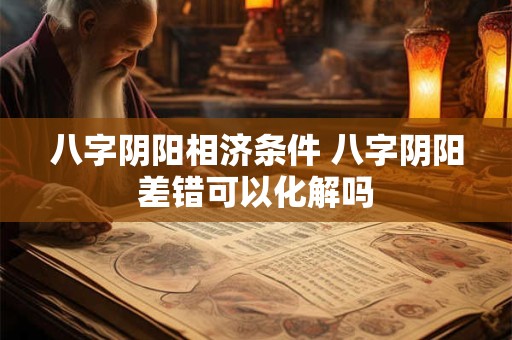 详细阅读:八字阴阳相济条件 八字阴阳差错可以化解吗 八字阴阳相济条件 八字阴阳差错可以化解吗