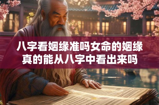 详细阅读:八字看姻缘准吗女命的姻缘真的能从八字中看出来吗 八字看姻缘准吗女命的姻缘真的能从八字中看出来吗