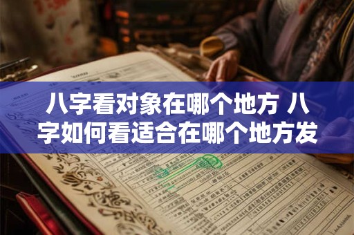 八字看对象在哪个地方 八字如何看适合在哪个地方发展 八字看对象在哪个地方 八字如何看适合在哪个地方发展