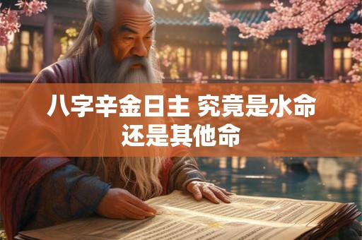 八字辛金日主 究竟是水命还是其他命