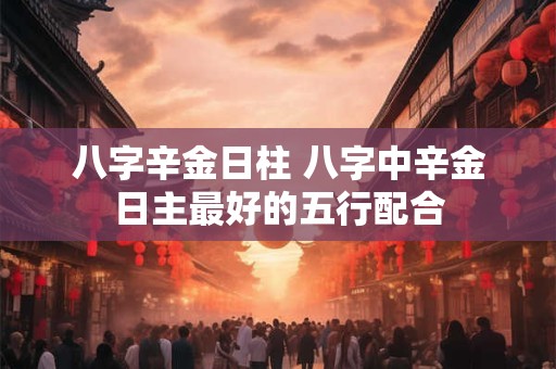 八字辛金日柱 八字中辛金日主最好的五行配合