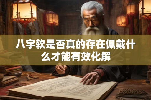 八字软是否真的存在佩戴什么才能有效化解