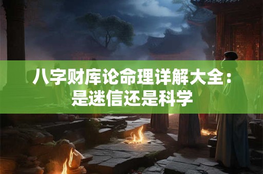 八字财库论命理详解大全：是迷信还是科学