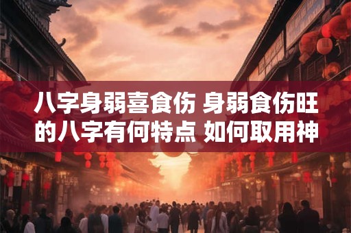 八字身弱喜食伤 身弱食伤旺的八字有何特点 如何取用神!