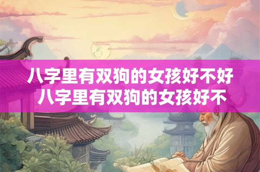 八字里有双狗的女孩好不好 八字里有双狗的女孩好不好呀
