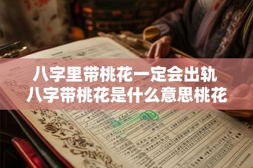 八字里带桃花一定会出轨 八字带桃花是什么意思桃花带合是不是不好!