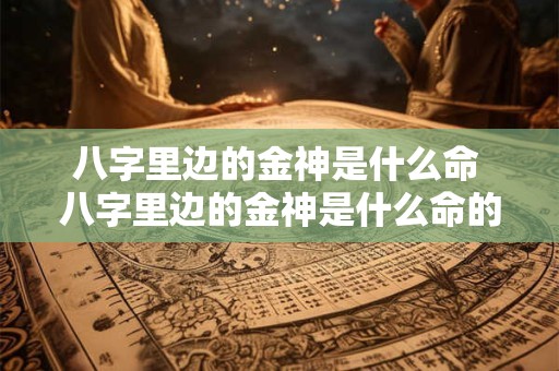 八字里边的金神是什么命 八字里边的金神是什么命的