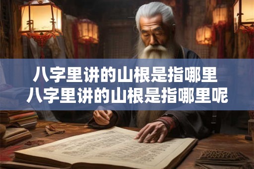 八字里讲的山根是指哪里 八字里讲的山根是指哪里呢