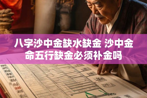 八字沙中金缺水缺金 沙中金命五行缺金必须补金吗 八字沙中金缺水缺金 沙中金命五行缺金必须补金吗