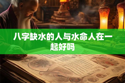 八字缺水的人与水命人在一起好吗