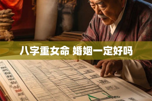八字重女命 婚姻一定好吗 八字重女命 婚姻一定好吗