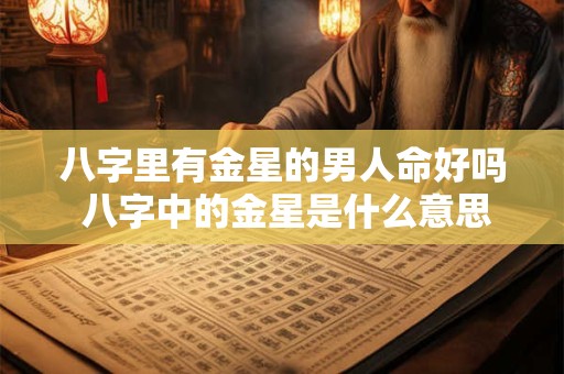八字里有金星的男人命好吗 八字中的金星是什么意思