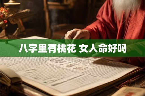 八字里有桃花 女人命好吗