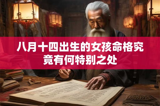 八月十四出生的女孩命格究竟有何特别之处