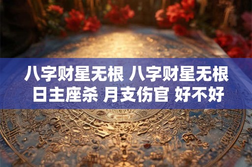 八字财星无根 八字财星无根 日主座杀 月支伤官 好不好