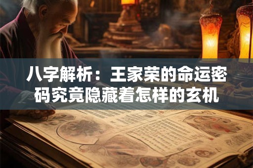 八字解析：王家荣的命运密码究竟隐藏着怎样的玄机
