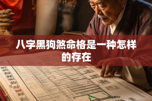 八字黑狗煞命格是一种怎样的存在