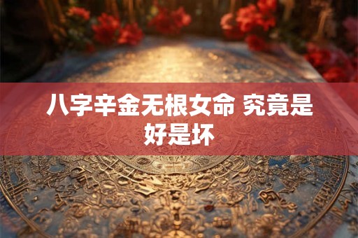八字辛金无根女命 究竟是好是坏
