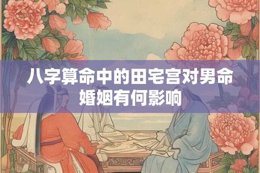 八字算命中的田宅宫对男命婚姻有何影响