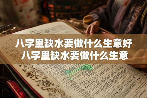 八字里缺水要做什么生意好 八字里缺水要做什么生意好一点 八字里缺水要做什么生意好 八字里缺水要做什么生意好一点