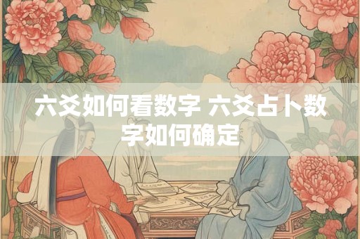六爻如何看数字 六爻占卜数字如何确定