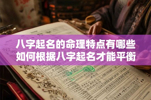 八字起名的命理特点有哪些如何根据八字起名才能平衡五行