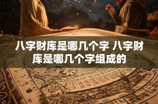 八字财库是哪几个字 八字财库是哪几个字组成的
