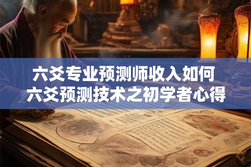 六爻专业预测师收入如何 六爻预测技术之初学者心得