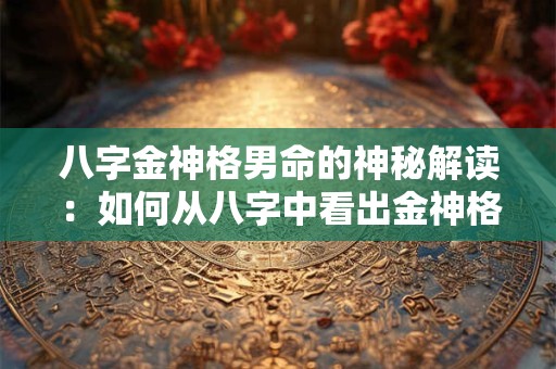 八字金神格男命的神秘解读：如何从八字中看出金神格男命的特质与命运
