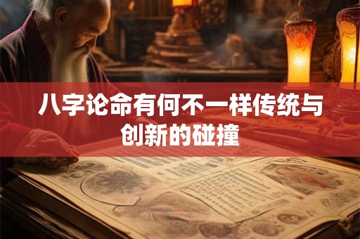 八字论命有何不一样传统与创新的碰撞 八字论命有何不一样传统与创新的碰撞