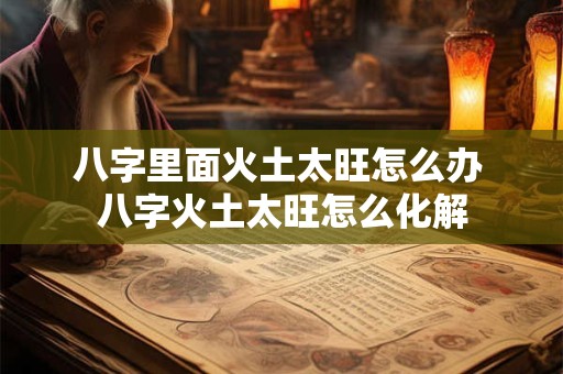 八字里面火土太旺怎么办 八字火土太旺怎么化解
