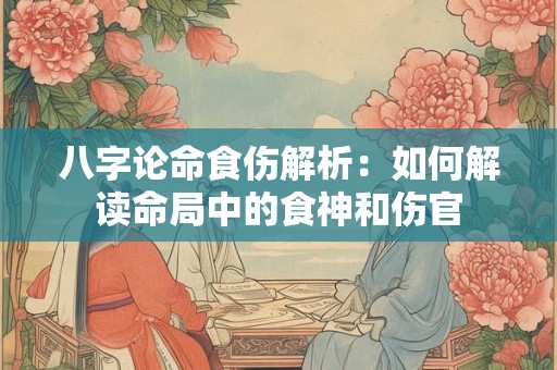 八字论命食伤解析：如何解读命局中的食神和伤官