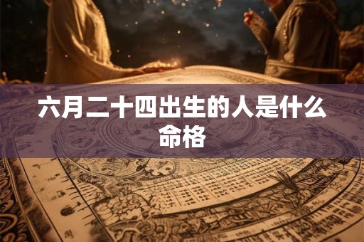 六月二十四出生的人是什么命格