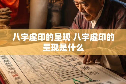 八字虚印的呈现 八字虚印的呈现是什么