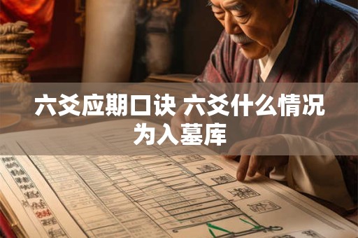 六爻应期口诀 六爻什么情况为入墓库