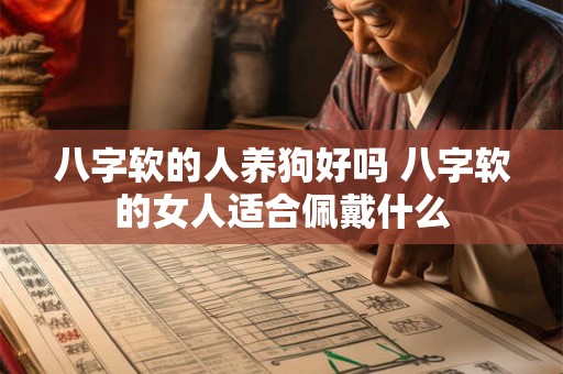 八字软的人养狗好吗 八字软的女人适合佩戴什么