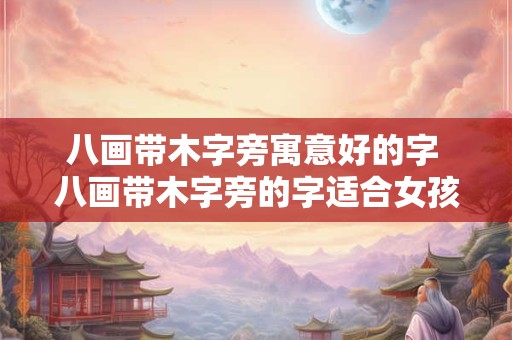 八画带木字旁寓意好的字 八画带木字旁的字适合女孩名字的