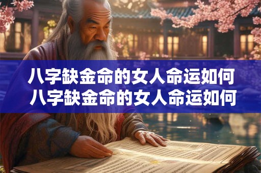 八字缺金命的女人命运如何 八字缺金命的女人命运如何呢