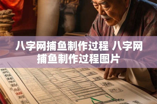 八字网捕鱼制作过程 八字网捕鱼制作过程图片