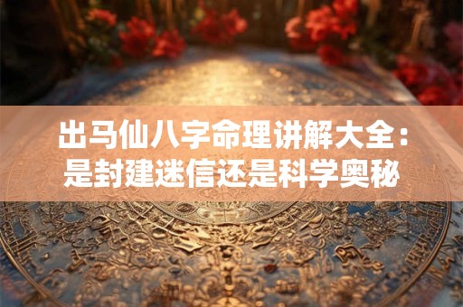 出马仙八字命理讲解大全：是封建迷信还是科学奥秘