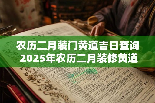 农历二月装门黄道吉日查询 2025年农历二月装修黄道吉日有哪几天