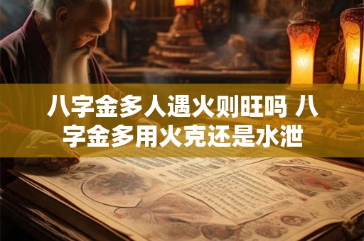 八字金多人遇火则旺吗 八字金多用火克还是水泄 八字金多人遇火则旺吗 八字金多用火克还是水泄